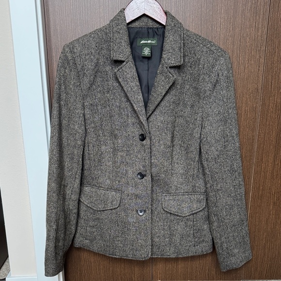 Eddie Bauer Jackets & Blazers - Eddie Bauer Brown Tweed Blazer